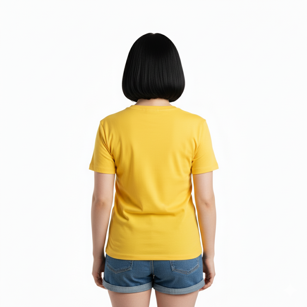 Polera Corporativa con Cuello en V - Mujer