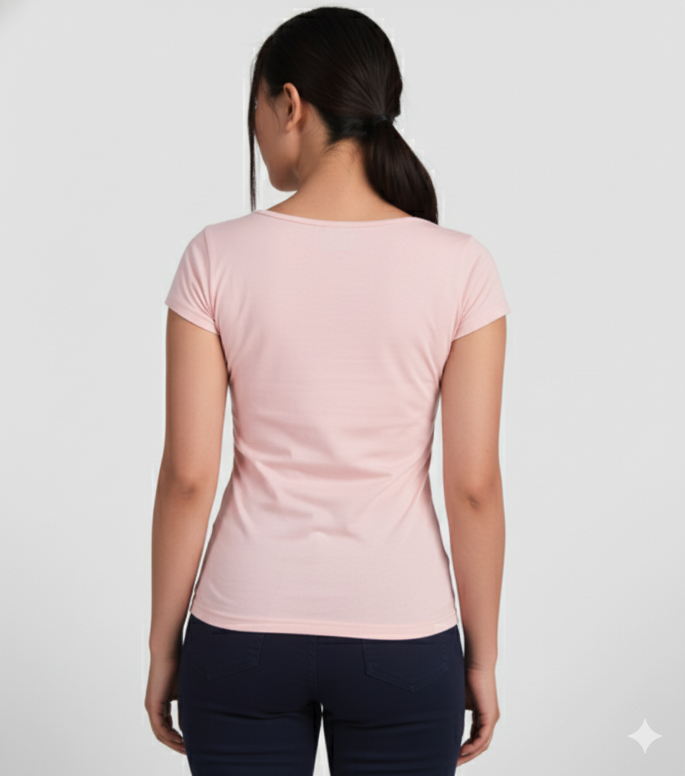 Polera Corporativa Cuello Redondo - Mujer