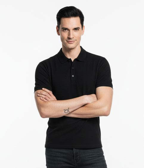 5 poleras corporativas - hombre - cuello polo