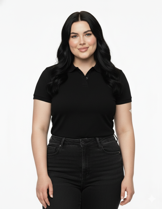 5 poleras corporativas - mujer - cuello polo