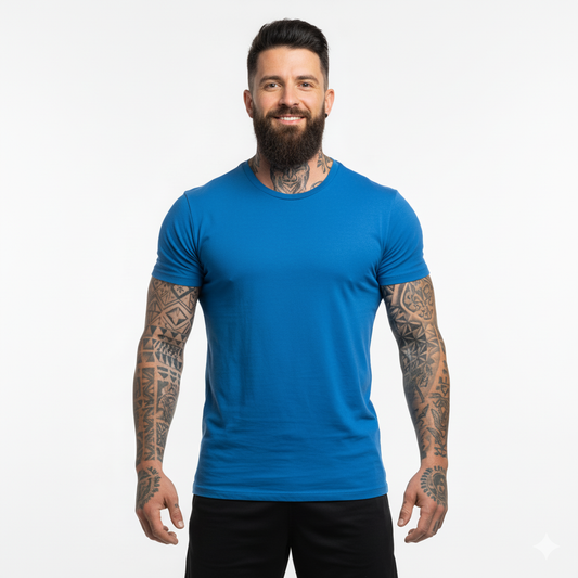 5 poleras corporativas - hombre - cuello redondo